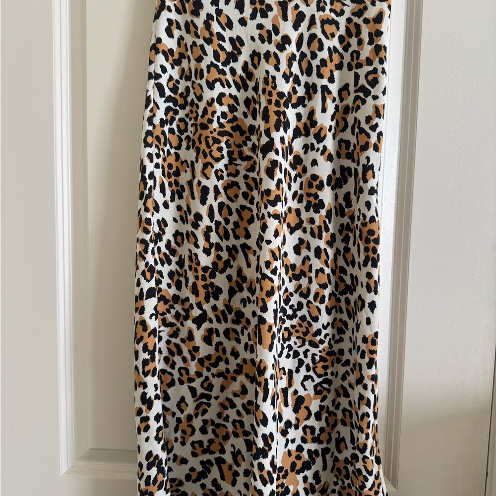 Aritzia Animal Print Midi Skirt - Black, Brown, and Cream - Picture 5 of 7